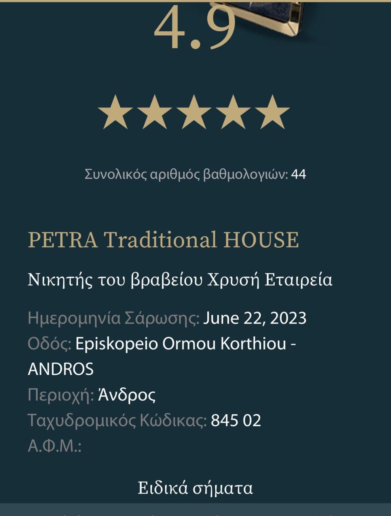 Petra Traditional House Episkopion  외부 사진